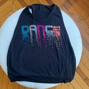 Gia-Mia Racerback sequin “dance” tank